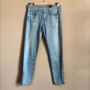 Adriano Goldschmied the Zip Up Skinny Ankle Jeans